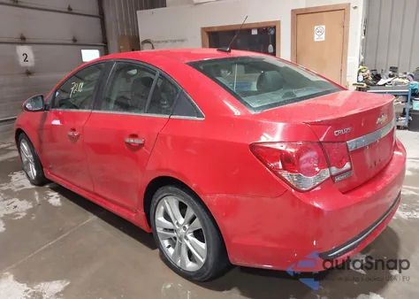 2012 Chevrolet Cruze Ltz from USA, damaged, VIN 1G1PH5SC4C7210794
